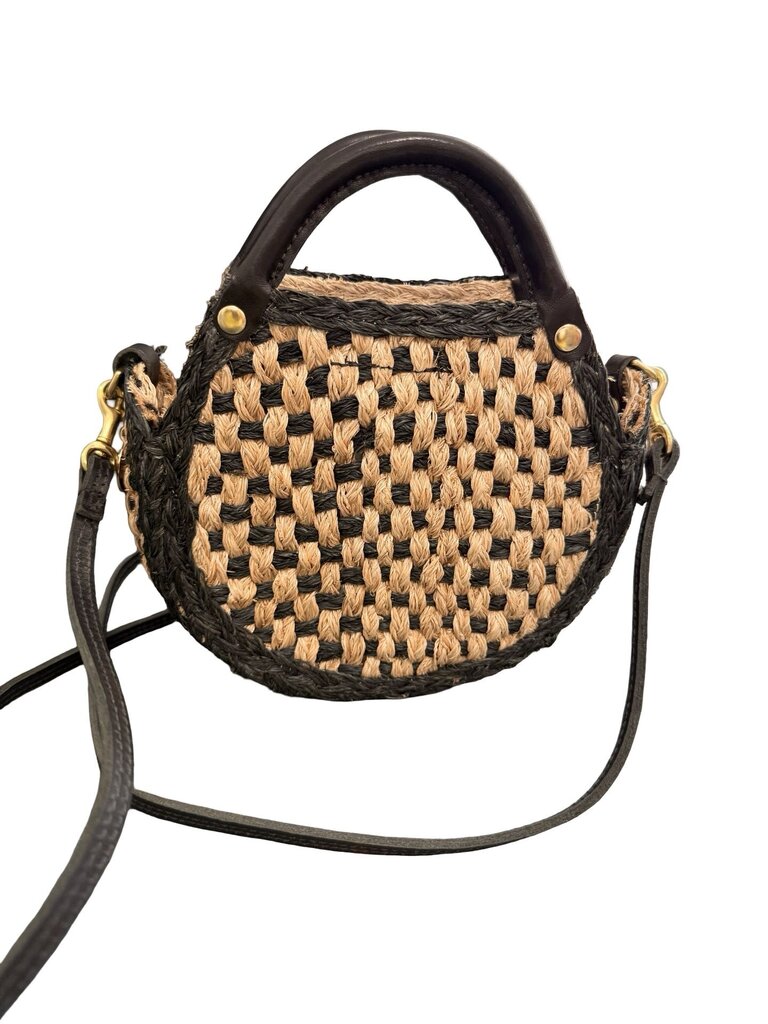 Woven Strap Circle Shoulder