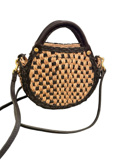 Woven Strap Circle Shoulder