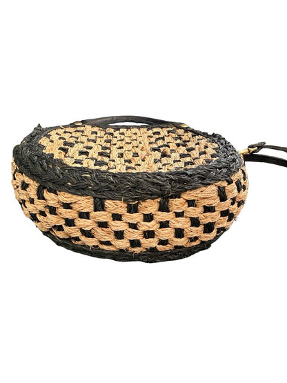 Woven Strap Circle Shoulder