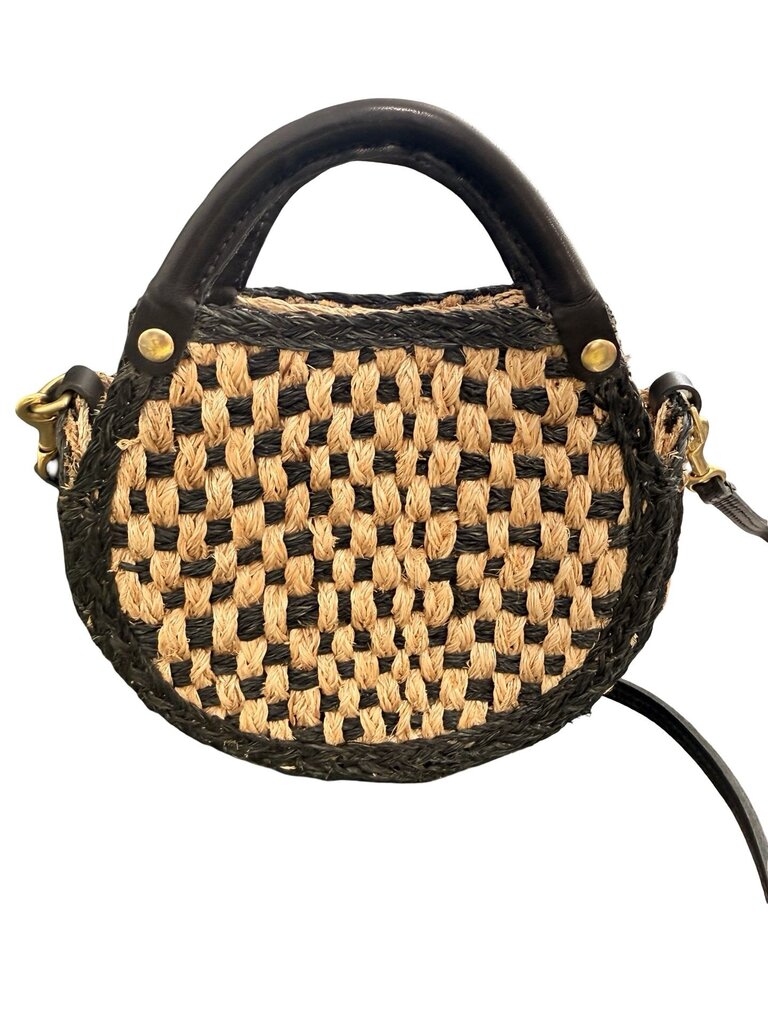 Woven Strap Circle Shoulder