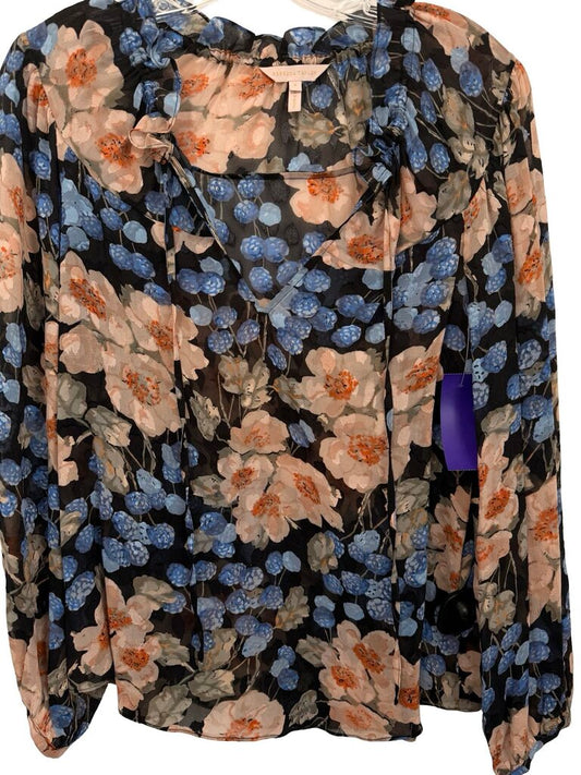 Floral Vnk W/Ruffles