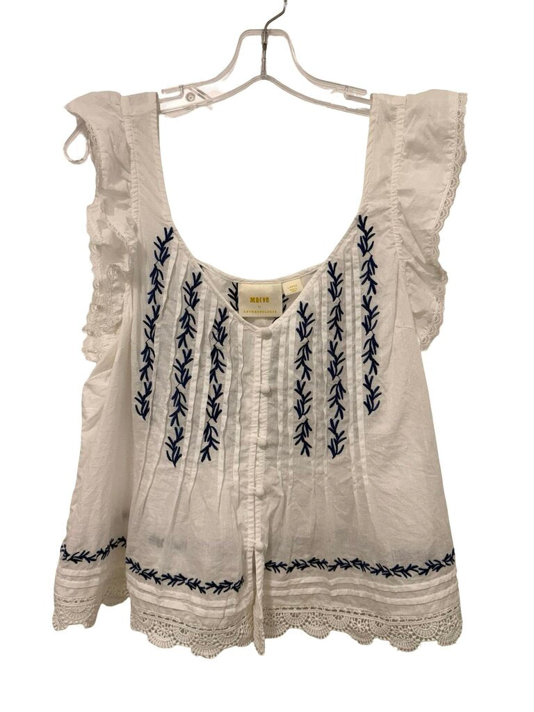 Embro Slvs Lace Trim