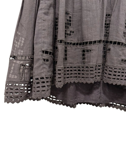Eyelet Big Sleeve Mini