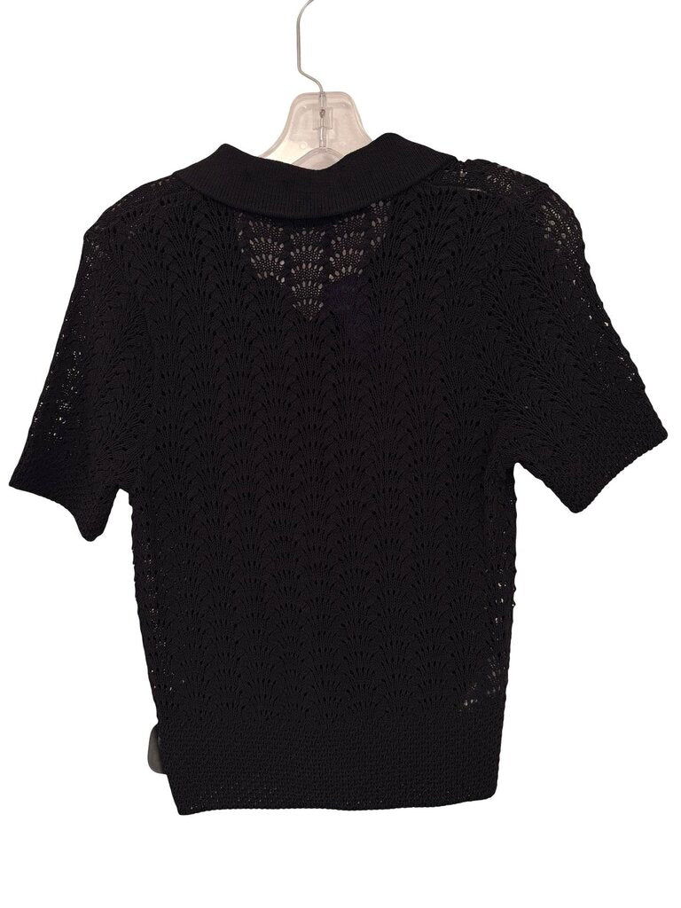 Open Weave Knit Polo