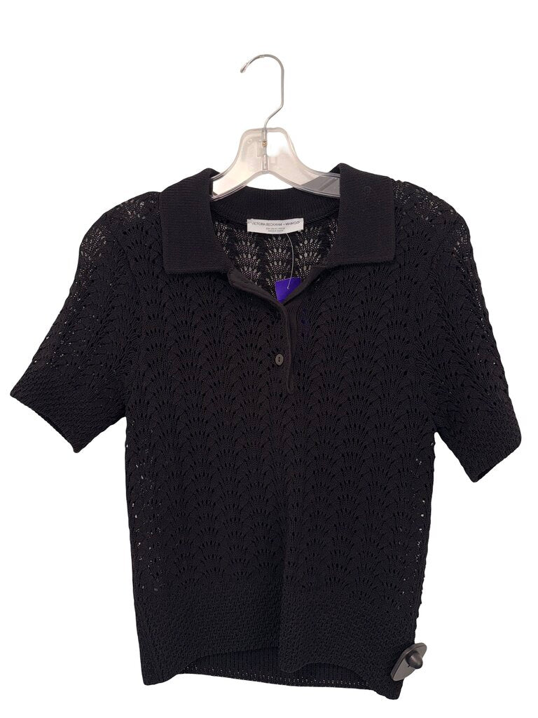 Open Weave Knit Polo