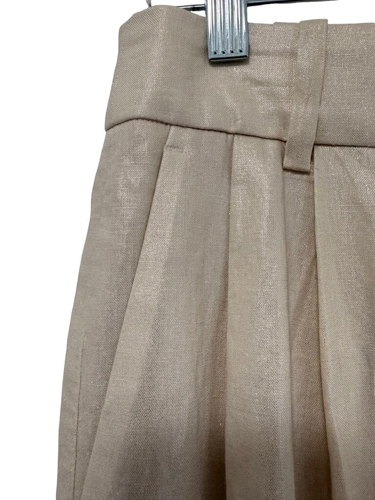 Metallic Wide Leg Trousers NWT
