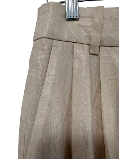 Metallic Wide Leg Trousers NWT
