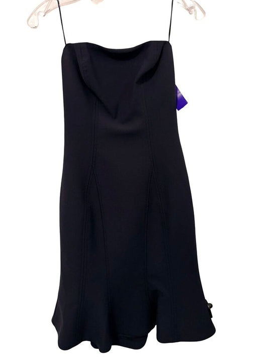Strapless W/Flounce Hem