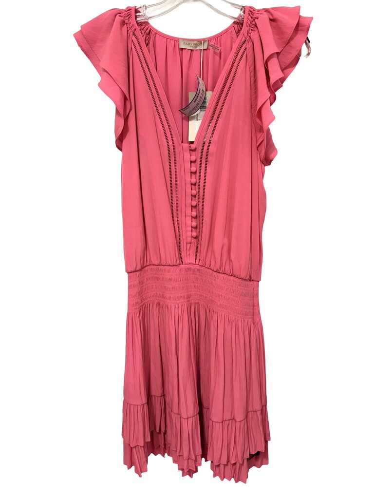 Smocked Flutter Sleeve NWT