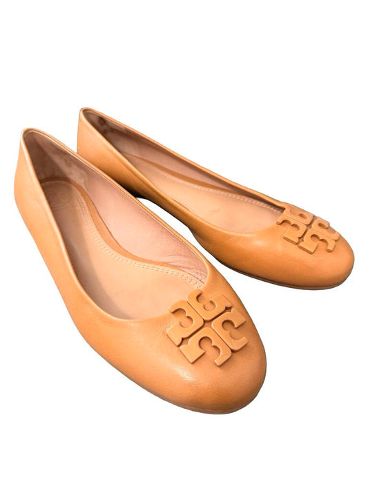Leather Flats W/Logo