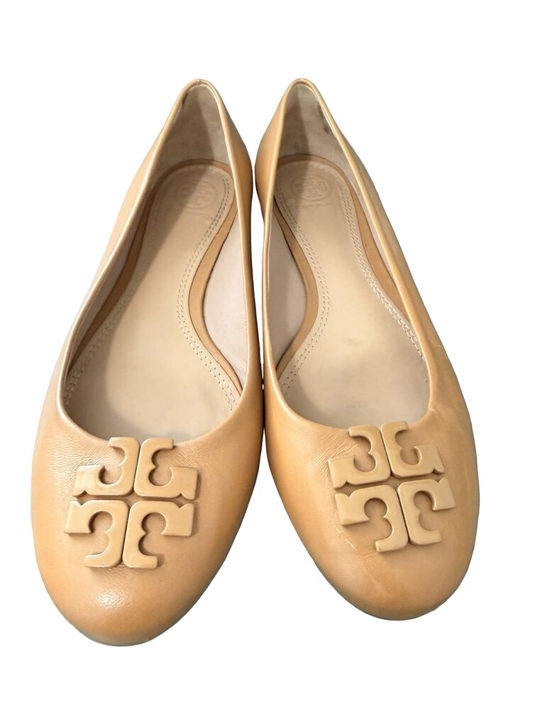 Leather Flats W/Logo