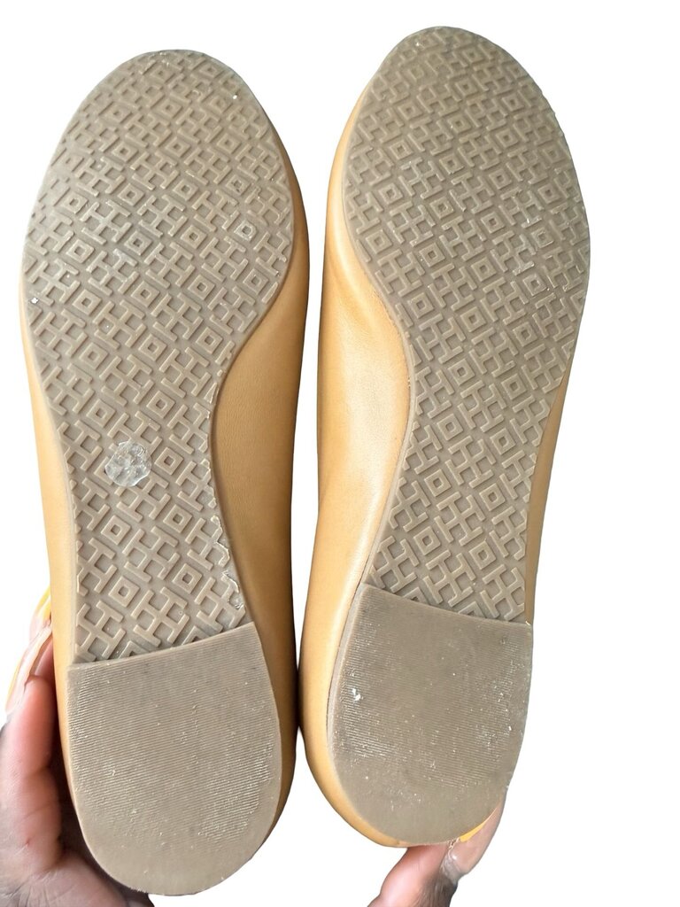 Leather Flats W/Logo