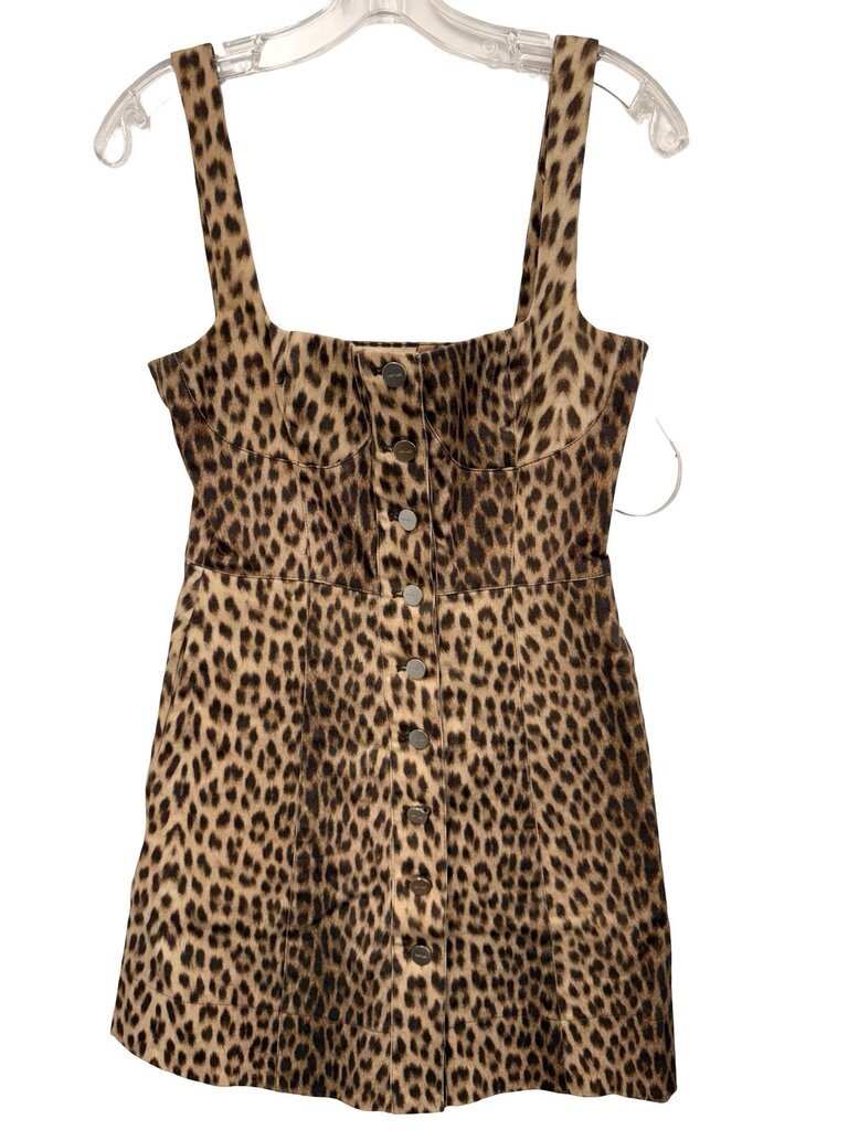 Animal Print Button Front Cami