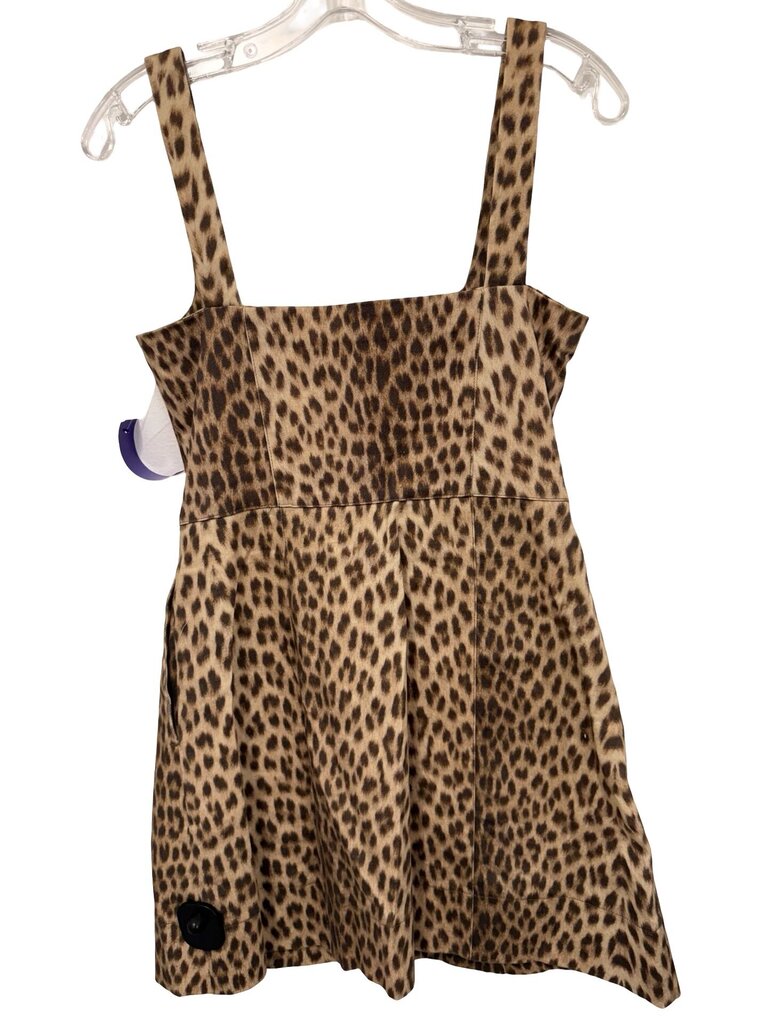 Animal Print Button Front Cami