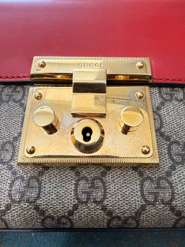 Padlock W/Gold Chain
