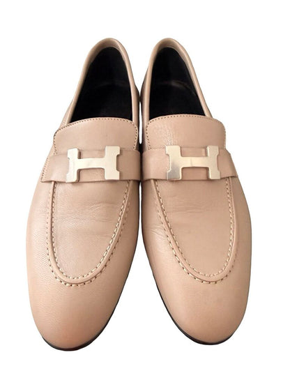 Leather Logo Loafer