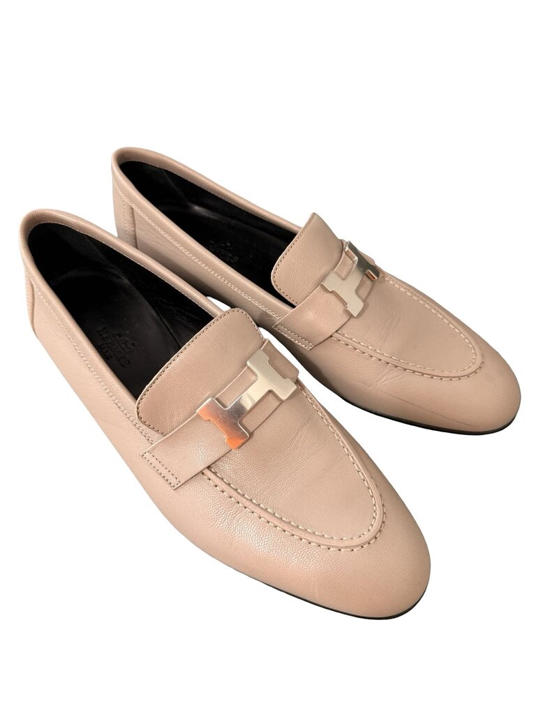 Leather Logo Loafer