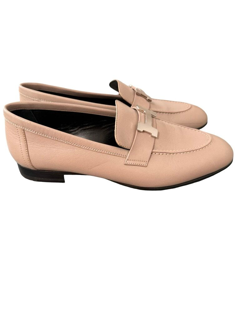 Leather Logo Loafer
