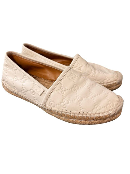 Leather Logo Espadrille