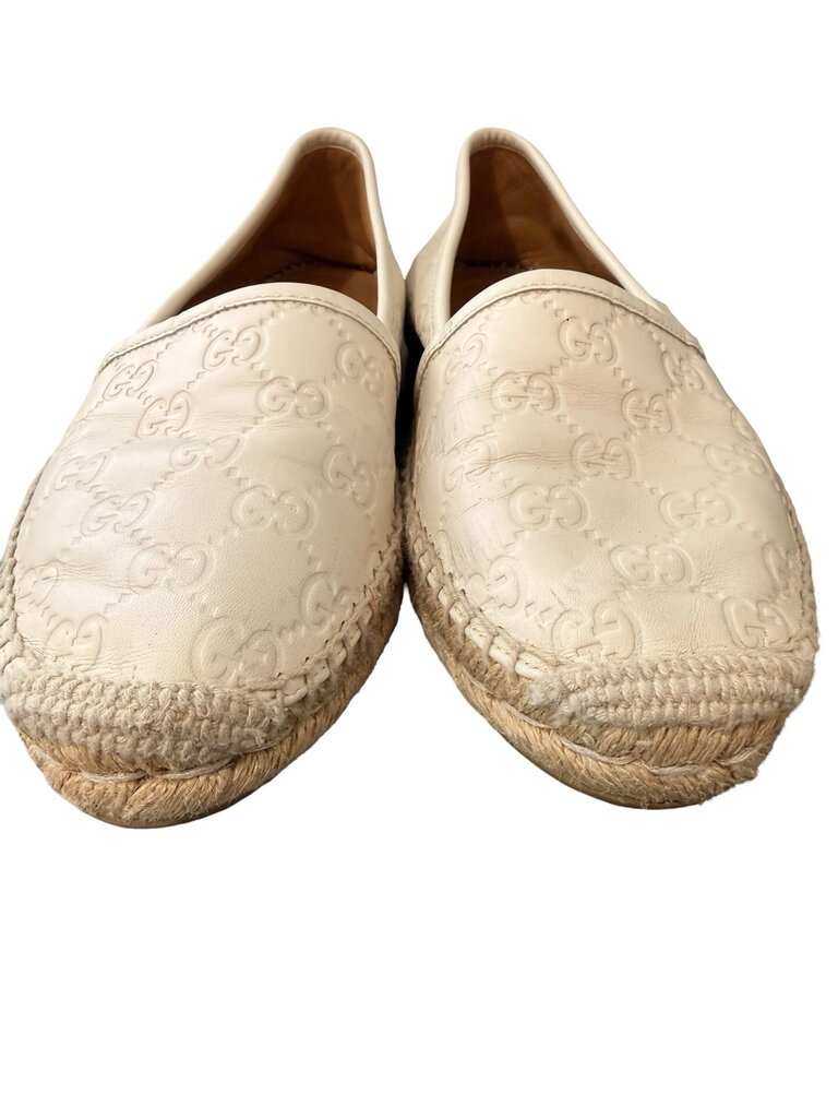 Leather Logo Espadrille