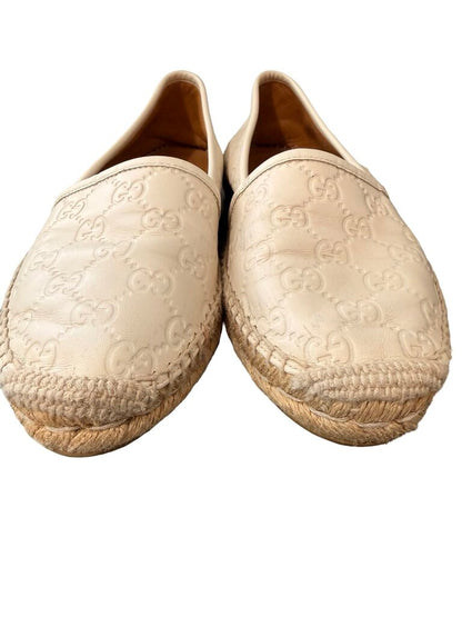 Leather Logo Espadrille