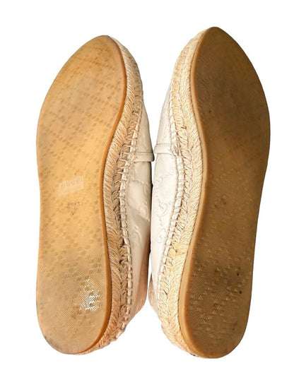 Leather Logo Espadrille