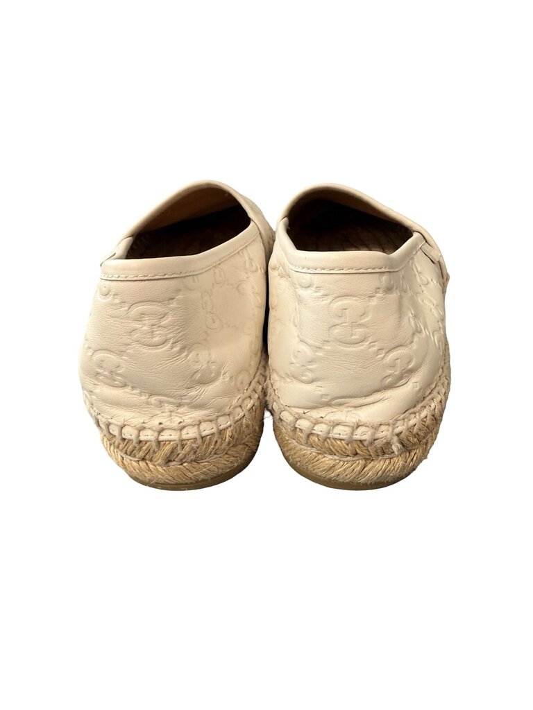 Leather Logo Espadrille