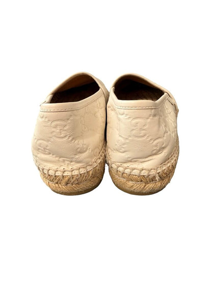 Leather Logo Espadrille
