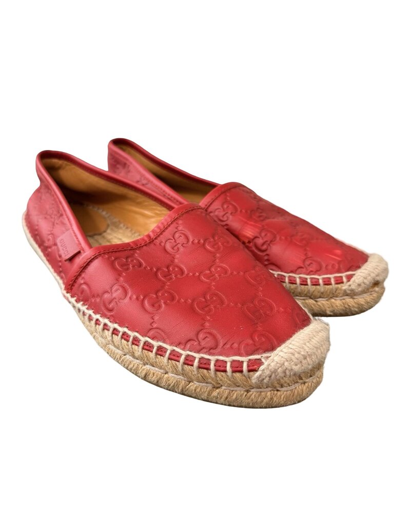 Leather Logo Espadrille