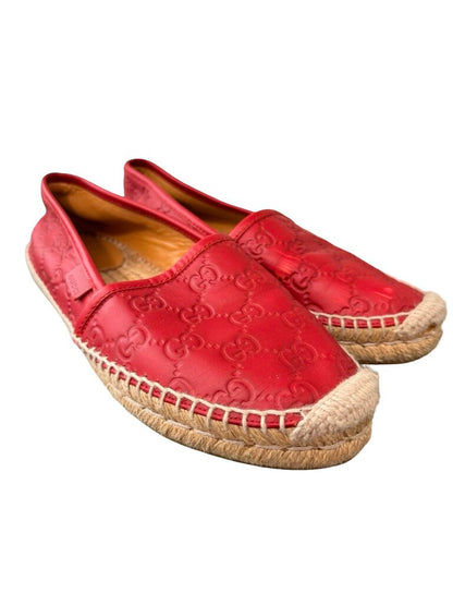 Leather Logo Espadrille
