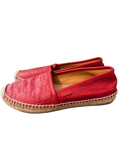 Leather Logo Espadrille