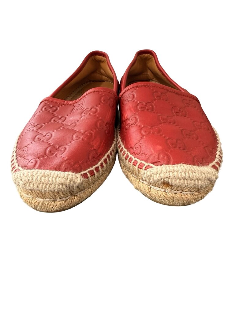 Leather Logo Espadrille