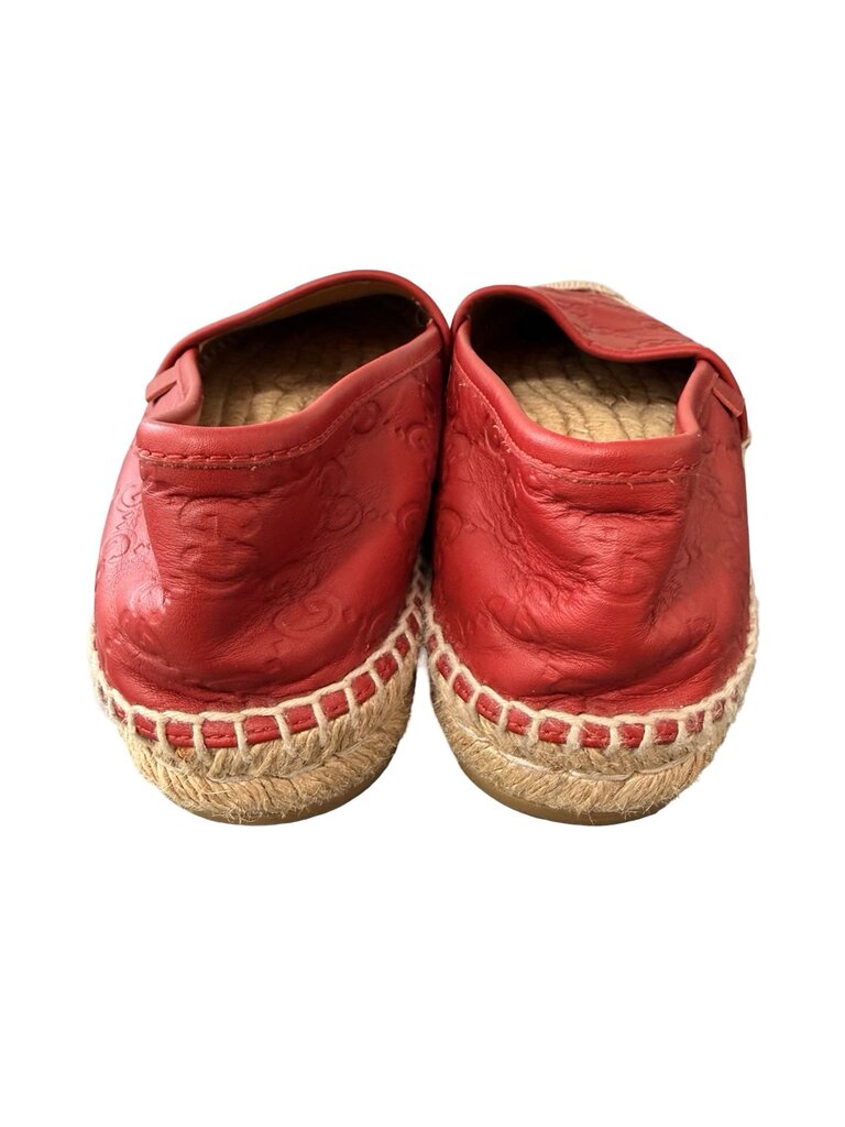 Leather Logo Espadrille