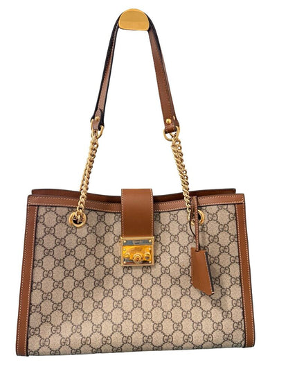 GG Supreme Med Padlock Tote