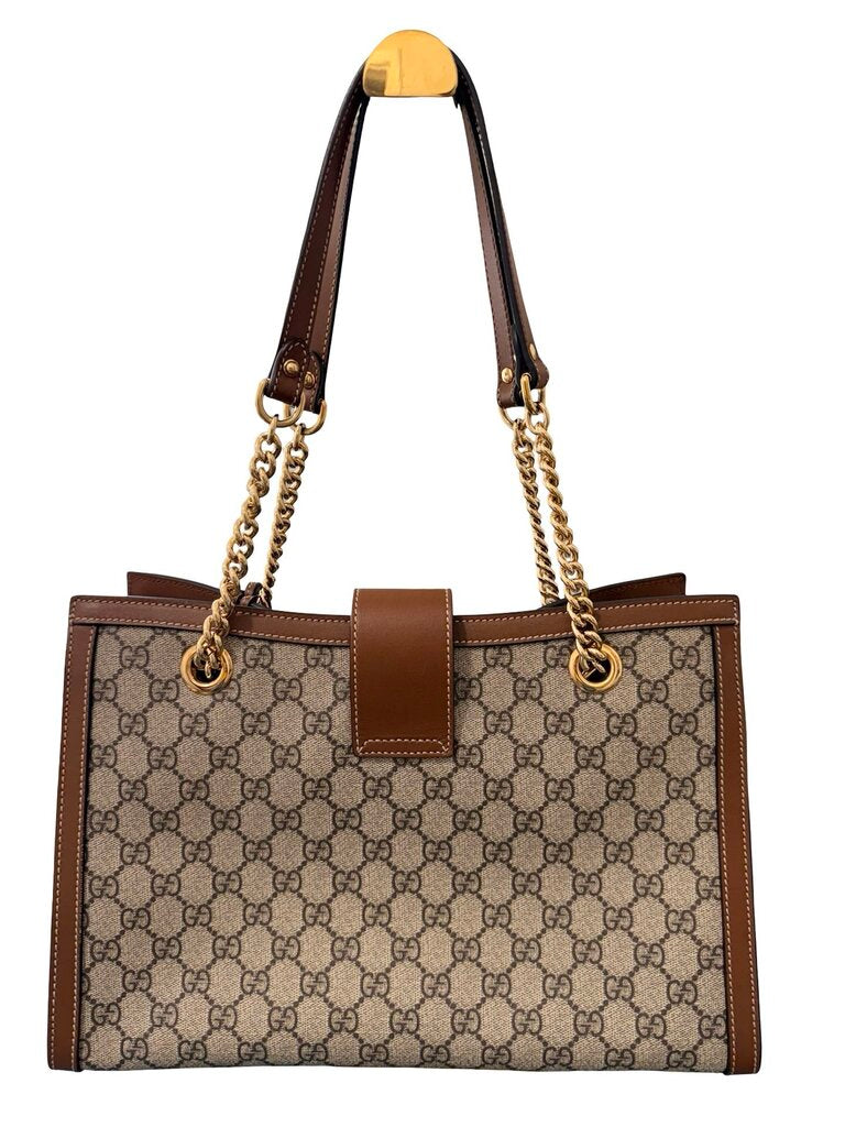 GG Supreme Med Padlock Tote