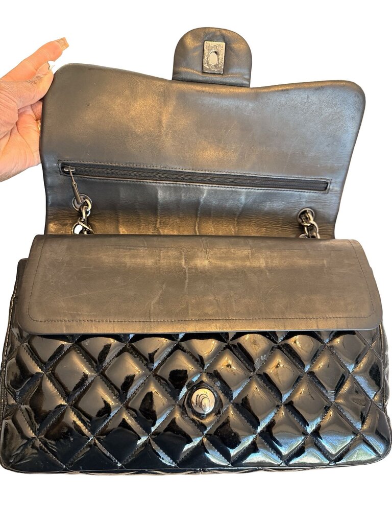 Patent Leather Class Jumbo Flap